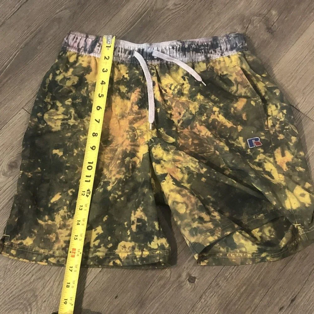Russell Athletic One Of A Kind Tie Dye Athletic Shorts Women Size Medium TM